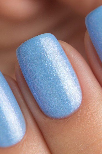 https://www.pinterest.nz/pin/812407220259746779/ Gel Nails Blue, Periwinkle Nails, Blue Toe Nails, Dance Nails, Ombré Nails, Nails Gel Nails, Nail Stuff, Nails Blue, Blue Nail