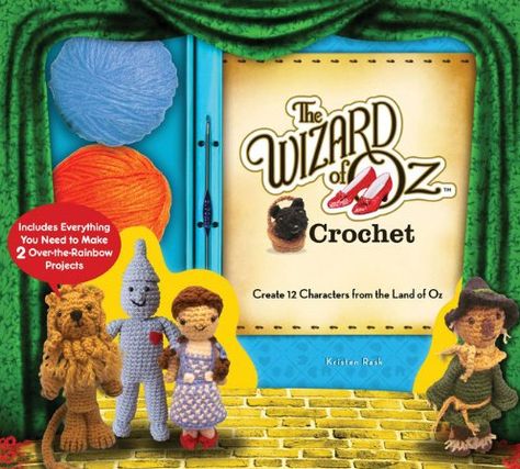 The Wizard of Oz Crochet Kit! Coming in November! Wizard Of Oz Crochet, Amigurumi Characters, Gnome Crochet Pattern, Yarn Crafts Crochet, Rainbow Project, Crochet Gnome, Gnome Crochet, Land Of Oz, Thunder Bay