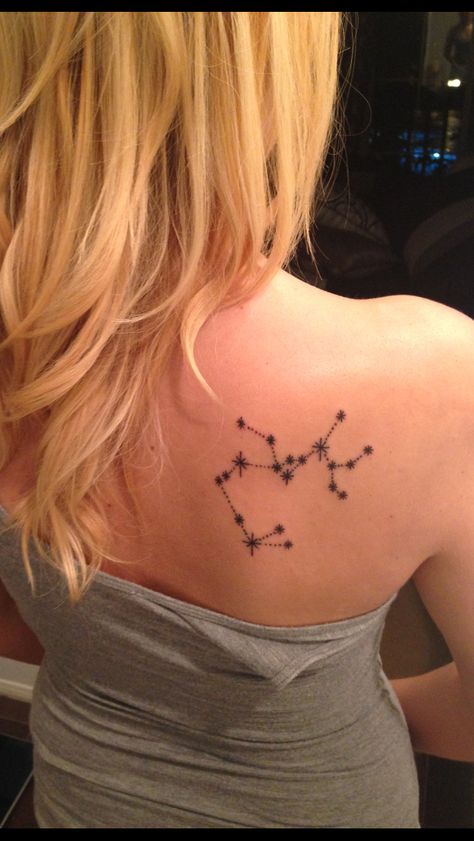 Sagittarius constellation by Brad Kinney at True at Heart - Capo Beach #tattoos #zodiac #horoscopes #Sagittarius #inlovingmemory #rip #meaningful #shoulder #stars #california #ideas #first *In memory of my mom, Catherine who was born Nov. 29 and passed away 5 years ago. Sagittarius Constellation Tattoo, Tattoos Beach, Sagittarius Tattoos, Star Constellation Tattoo, Tattoos Zodiac, Beach Tattoos, Sagittarius Tattoo, Sagittarius Constellation, Constellation Tattoo