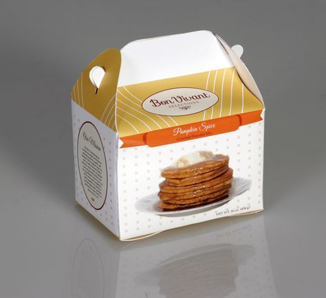 Bon Vivant Selections Gourmet Pancake Mixes by Angelica Mundrick, via Behance Pancake Business Ideas, Pancake Packaging Ideas, Pancake Packaging Design, Pancake Packaging, Pancake Box, Souffle Pancake, Pancake Designs, Gourmet Pancakes, Freeze Pancakes