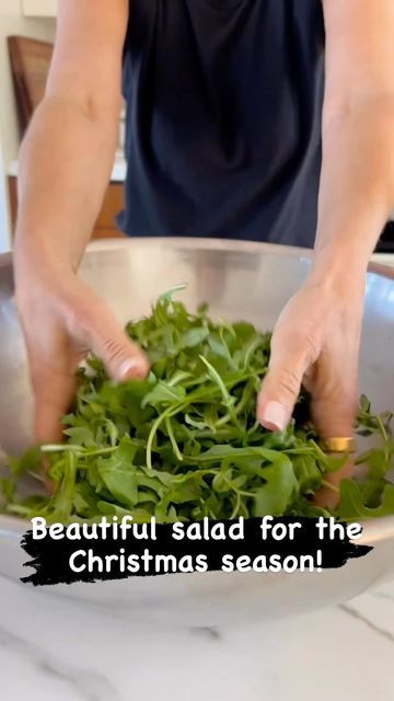 Judy Pigott on Instagram: "Love the seasonal salads! Very colorful Christmas wreath salad with pears, Arugula and pomegranate! Love it!" Christmas Wreath Salad, Christmas Wresth, Salad Pear, Wreath Salad, Colorful Christmas Wreath, Salad With Pears, Christmas Meal, Christmas Salads, Recipes Holiday