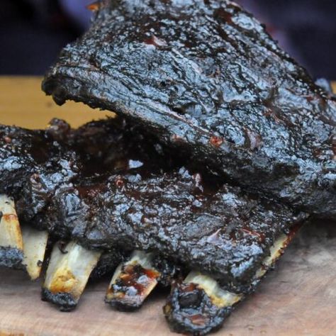 Smoked Venison Ribs - OutdoorsChef Venison Ribs Recipes, Deer Ribs Recipe, Venison Ribs, Smoked Venison, Ribs Recipes, Venison Recipes, Wild Game, Rib Recipes, Bbq Sauce