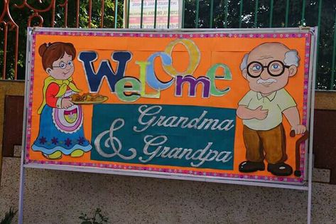 Grand Parents Day Board Decoration, Grandparents Day Chart Ideas, Grandparents Day Board Decoration, Grandparents Day Bulletin Board Ideas, Grandparents Day Decoration Ideas, Grandparents Day Backdrop, Grand Parents Day Decoration In School, Grandparents Day Decorations For School, Grandparents Day Ideas For School