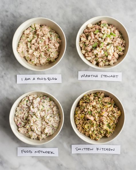 Tuna Salad Showdown | Kitchn Ina Garten Tuna Salad, Martha Stewart Tuna Salad, Gourmet Tuna Salad, Elevated Tuna Salad, Tzatziki Tuna Salad, Different Tuna Salad Recipes, Tuna Salad Roll Ups, Best Tuna Salad Sandwich, Tina Salad Recipe