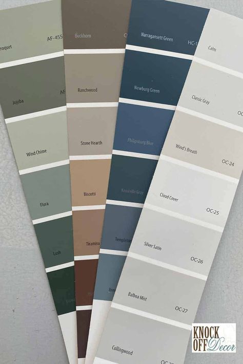 bm-calm-coordinated-palette Benjamin Moore Winds Breath, Winds Breath, Benjamin Moore Pashmina, Benjamin Moore Super White, Benjamin Moore Edgecomb Gray, Off White Paint Colors, Off White Paint, Edgecomb Gray, Pale Oak