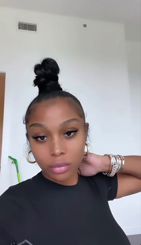 Jayda Cheaves Hairstyles, Ninja Bun, Slick Back Ponytail, Ethereal Women, Back Ponytail, Slicked Back Ponytail, Rubi Rose, Jayda Cheaves, Jayda Wayda