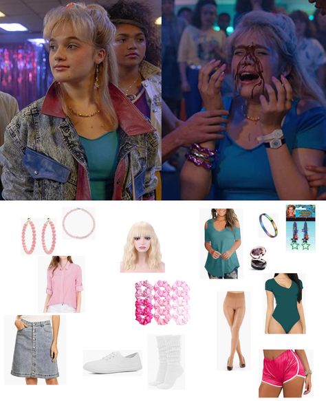 Stranger Things Angela Outfits, Angela Stranger Things Outfit, Stranger Things Roller Rink, Stranger Things Costumes Diy, Angela From Stranger Things, Angela Stranger Things, Elodie Grace, Heathers Costume, Stranger Things Halloween Costume