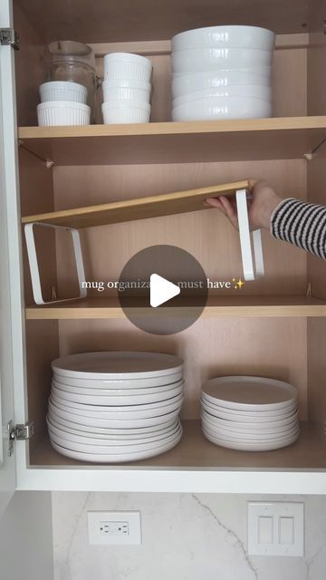 Amazing Finders on Instagram: "✨Amazon Organization✨ Comment SHOP below and we will send you the link to shop this set of bamboo stands. We used them here to help organize our coffee mugs and to use some additional vertical space, but they can be used so many ways!   The stands are also stackable. So, if you lack shelving space they can help with that too!   These bamboo stands are also available in a shorter width for smaller cabinets!   Follow @amazing.finders for more Amazon finds!   #amazon #amazonfinds #organization #homeorganization #cabinets #cabinetorganization #amazonhome #organizer #homeorganizer #coffeemug" Mug Organization Cabinet, Mug Organizer, Amazon Organization, Small Cabinet, Cabinets Organization, Cabinet Organization, Amazon Home, Organization Help, Cleaning Organizing