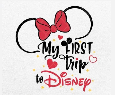 First Trip To Disney, Minnie Mouse Svg, Vacay Ideas, Disney Cruise Vacation, Disney Clipart, Disney Free, Disney 2024, Diy Travel Journal, Free Svg Files For Cricut