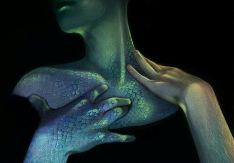 Mermaid Aesthetic, Creature Feature, Story Inspiration, Writing Inspiration, Fantasy World, Fantasy Creatures, Mythical Creatures, Overwatch, Scales