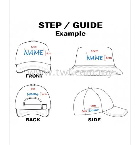 Hat Ideas Vinyl, Hat Decal Size Chart, Hat Logo Size Chart Cricut, Baseball Cap Decal Size Chart, Hat Press Ideas, Cricut Trucker Hat Diy, Cricut Hats Baseball Caps How To, Sizing And Placement Guide For Htv, Cricut Hat Ideas