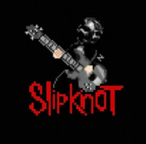 All Hope Is Gone, Paul Gray, Sir Paul, Hope Is, Slipknot, Pixel Art, Guitar, Black, Art