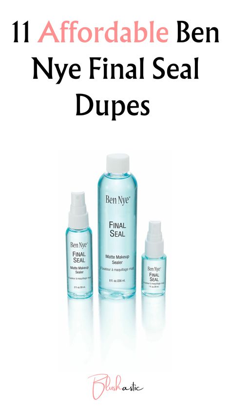 Reports show that the Ben Nye Final Seal forms a protective seal on your makeup, shielding it from getting ruined. However, there were some red flags about the formula, as it might agitate your skin. Thus, people were looking for a perfect Ben Nye Final Seal dupe. Ben Nye Final Seal, Mat Makeup, Ben Nye Makeup, Ben Nye, Red Flags, Makeup Yourself, Skin, Makeup, Red