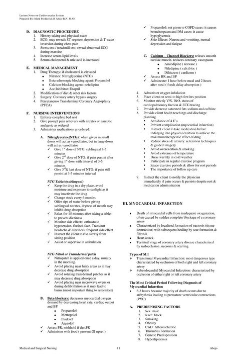 Medtech Notes, Nursing Facts, Cardiovascular Nursing, Cardiology Nursing, Cardiac Cycle, Calcium Channel Blockers, College Food, Cardiac Disease, Angina Pectoris