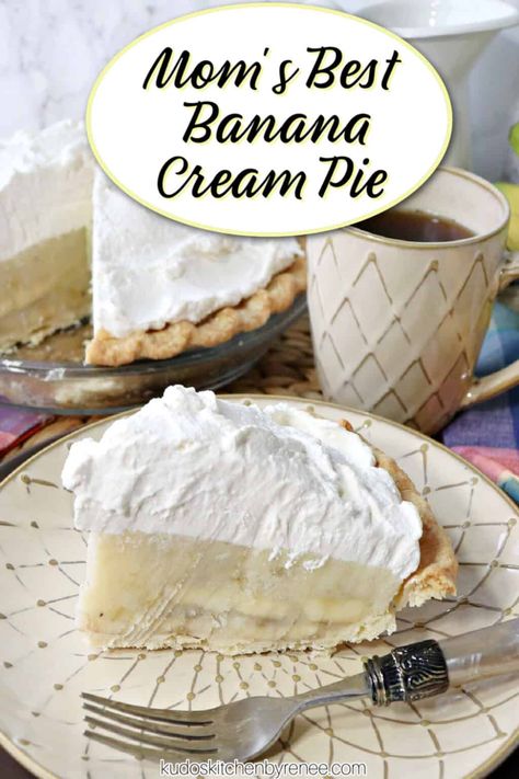 Best Banana Cream Pie Recipe, Homemade Banana Cream Pie, White Chocolate Banana, Banana Desserts, Banana Cream Pie Recipe, Banana Pie, Homemade Pie Crust Recipe, Cream Fresh, Coconut Pudding