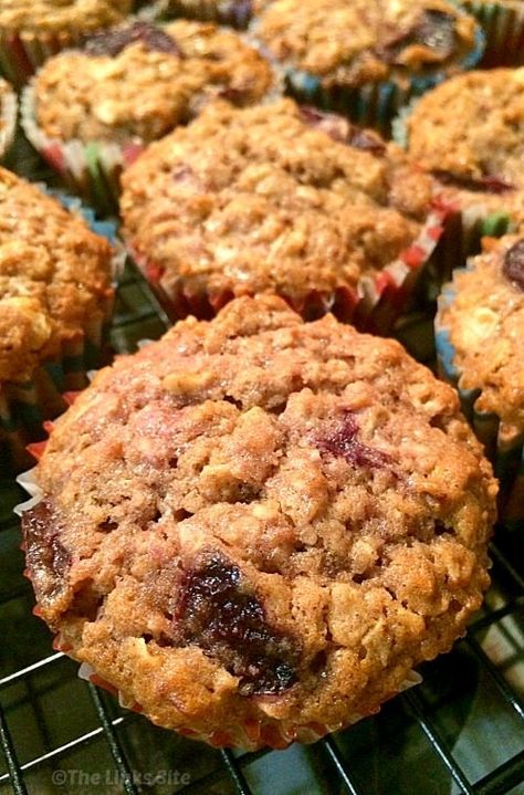 Plum Oat Muffins - The Links Site Prune Muffins Recipes, Banana Plum Muffins, Plum Oat Muffins, Plum Muffins Healthy, Recipes Using Prunes, Prune Muffins, Plum Muffins, Double Chocolate Zucchini Muffins, Prune Recipes