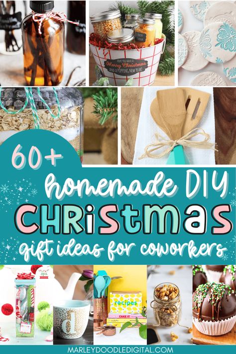 Discover 63 of the best DIY Christmas gifts for coworkers that are easy to make and budget-friendly! From unique crafts to delicious homemade treats, these ideas are perfect for spreading holiday cheer in the office. Get inspired to create thoughtful and affordable gifts that your coworkers will love! Family Friendly Christmas Party, Inexpensive Diy Christmas Gifts, Best Diy Christmas Gifts, Diy Christmas Gifts For Coworkers, Diy Spa Gifts, Fun Christmas Party Ideas, Mason Jar Gifts Diy, Diy Christmas Gifts For Friends, Diy Christmas Party