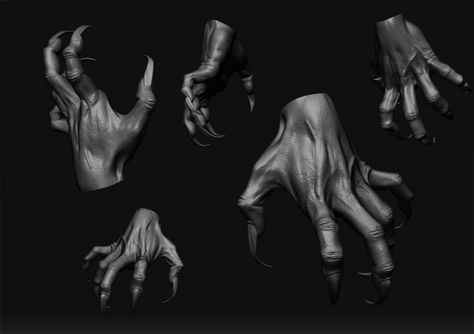 Zbrush Anatomy, Creepy Hand, Hand Anatomy, Exhibition Models, Anatomy Models, Zombie Hand, Hand Photo, Hand Reference, Animation Reference