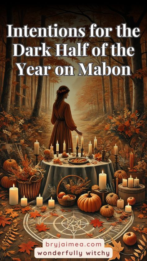 Use Mabon to set intentions for the dark half of the year with reflection, rituals, and gratitude practices. Discover the significance of Mabon, create a sacred space, and perform rituals like candle magic and nature walks. Embrace this season of balance and introspection to cultivate personal growth, healing, and deeper connections with nature. Learn how to honour the harvest and prepare for the winter months ahead. Find peace, clarity, and purpose with these mindful Mabon practices. Mabon Ritual Pagan, Mabon Gratitude Ritual, Mabon Blessing, Autumn Witchcraft, Mabon Ideas, Mabon Aesthetic, Ritual Aesthetic, Mabon Ritual, Autumnal Equinox Celebration