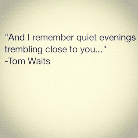 Tom Waits quote Tom Waits Lyrics, Tom Waits Quotes, Romance Is Boring, Best Music Quotes, Green Comet, The Sound And The Fury, Happy 70th Birthday, Tom Waits, Bradley James