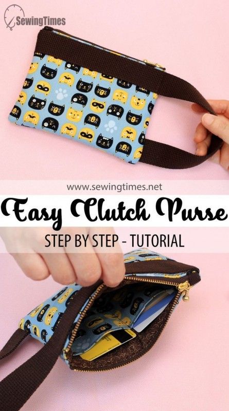 How to sew the Easy Clutch Purse Clutch Purse Pattern, Belt Bag Pattern, Diy Purse Making, Diy Clutch Bag, Small Clutch Purse, Clutch Sewing, Red Clutch Bag, Diy Pouch, Sewing Handbag