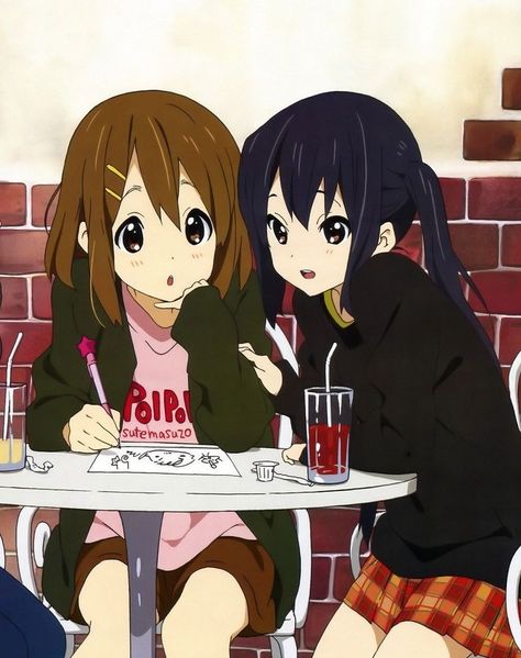 Azusa Yui, K On Azusa, Azusa K On, K On, I Luv U, Matching Wallpaper, A Silent Voice, Matching Profile Pictures, Anime Demon