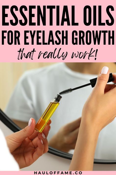 Do you want longer, thicker eyelashes that crowd your eyelash line for a full look? Are you looking for the essential oils for eyelash growth? These are all natural oils for eyelash growth that you can use at home. No extensions, lash lifting or stuck on falsies necessary | Eyelash serum | Best oils for eyelash growth | Eyelash growth oils | Oils for Natural Eyelash Growth | Essential oils for eyelash growth | essential oils to grow eyelashes | oils for hair growth | best oils for eyelash growth Eye Lash Growth Serum Diy, Eyelash Serum Diy Longer Lashes, Eye Lash Serum Recipe, Eyelash Serum Best, Eyelash Serum Diy, Eye Lash Growth, Healthy Eyelashes, Oil For Eyelash Growth, Eyelash Oil