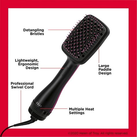 Revlon One-Step Hair Dryer and Styler, Black - Walmart.com Hair Dryer Styler, Revlon Hair Dryer, Revlon Color, Hair Dryer Brush, Hair Styler, Salon Style, Fun Shots, Blow Dryer, Dry Brushing