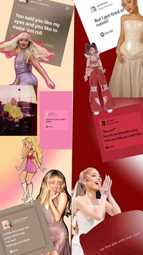 Sabrina carpenter and Ariana Grande 🤍❤️💕💛 Monster High Pictures, Pop Queen, Sam E, Sabrina Carpenter, Ariana Grande, Then And Now