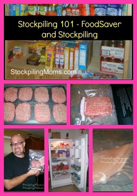 Stockpiling Food, Food Saver Hacks, Fish Soups, Vacuum Sealing Food, Food Saver Vacuum Sealer, Bread Buns, Crock Pot Freezer, Long Term Food Storage, Emergency Food