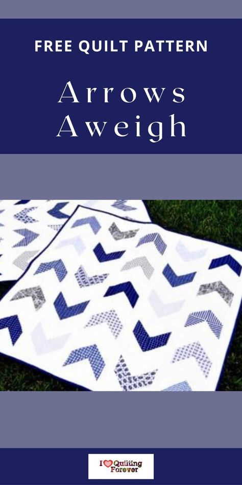 Arrow Quilt Pattern Free, Herringbone Quilt Pattern Free, Easy Quilt Patterns Free Templates, Baby Boy Quilt Ideas, Easy Quilt Patterns Free, Baby Boy Quilt Patterns, Chevron Quilt Pattern, Arrow Quilt, Boys Quilt Patterns