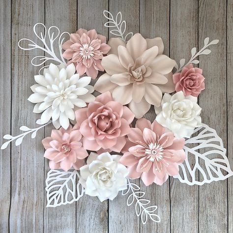 Diy paper flower wall