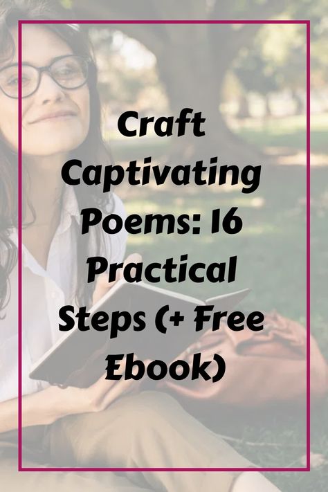 Here’s how to write poems: 3 parts (and 16 easy-to-follow steps) that will teach beginners how to write poems, how to get motivated, how to write the poem, and how to edit the poem. Learn all about writing poems in quick steps here! How To Write Poems, Poetry Tips, Writing A Poem, Poem Types, Write Poems, Rhyme Scheme, Poetry Writing, How To Get Motivated, You Poem