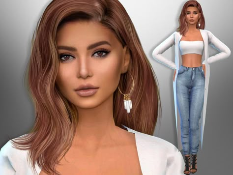 Elvana Gjata, Sims 4 Tsr, Mod Hair, Pelo Sims, Free Sims 4, Sims 4 Characters, Sims 4 Toddler, Sims 4 Downloads, Los Sims