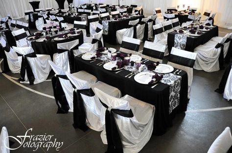 Round and Rectangular Tables are used in the Youth Pavilion Prom Venues, Business Dinner, Rectangle Tables, Black White Wedding, Party Venues, The Youth, Venue Ideas, Rectangle Table, Reception Areas