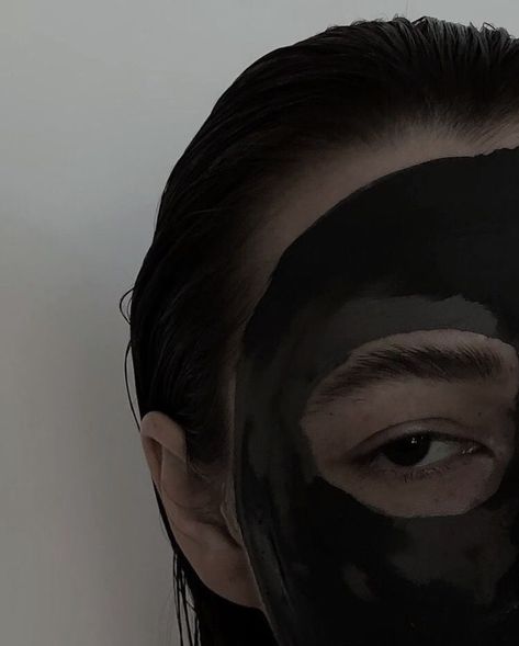 Black Mask Aesthetic, Aesthetic Goth, Skincare Aesthetic, Healthy Routine, Medical Aesthetic, Healthy Girl, Goth Aesthetic, Skin Care Remedies, Do Exercise