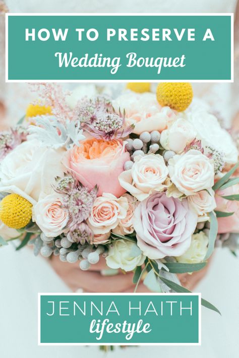 Preserving your wedding bouquet is a great way to keep a special memento from your big day. Follow the steps in this article to learn the different ways you can keep and preserve your wedding bouquet flowers! The post How To Preserve A Wedding Bouquet appeared first on Jenna Haith Lifestyle. Preserve Wedding Bouquet, Traditional Vases, Wedding Bouquet Preservation, Web Stories, Bouquet Preservation, Hanging Flowers, Create And Craft, How To Preserve Flowers, Flower Bouquet Wedding