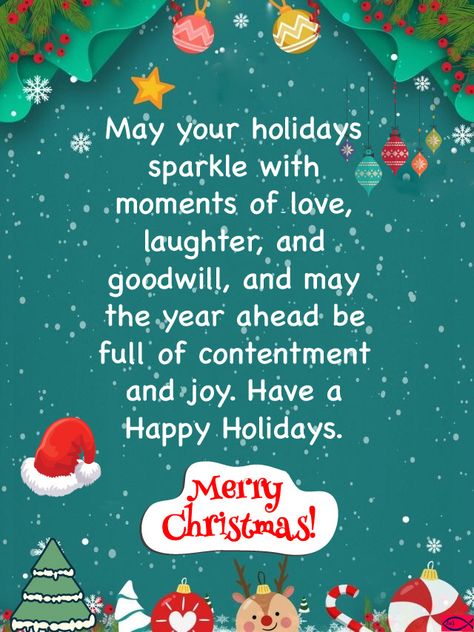 One Week Until Christmas, Christmas Wishes For Family, Happy Holidays Message, Christmas Tree Game, Christmas Card Verses, Christmas Card Writing, Happy Easter Quotes, Christmas Wishes Quotes, Merry Christmas Friends