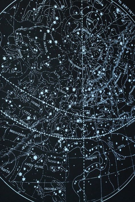 Star Map Constellation Poster, Sistem Solar, Star Constellations, Star Map, Sistema Solar, To Infinity And Beyond, Mesopotamia, The Night Sky, Science And Nature