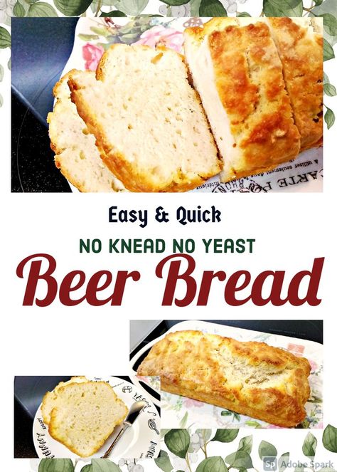 Beer Bread Recipe All Purpose Flour, Bread Recipe All Purpose Flour, Easy Beer Bread, All Purpose Flour Recipes, Beer Room, Beer Bread Easy, Bread Without Yeast, Beer Bread Recipe, Beer Bread