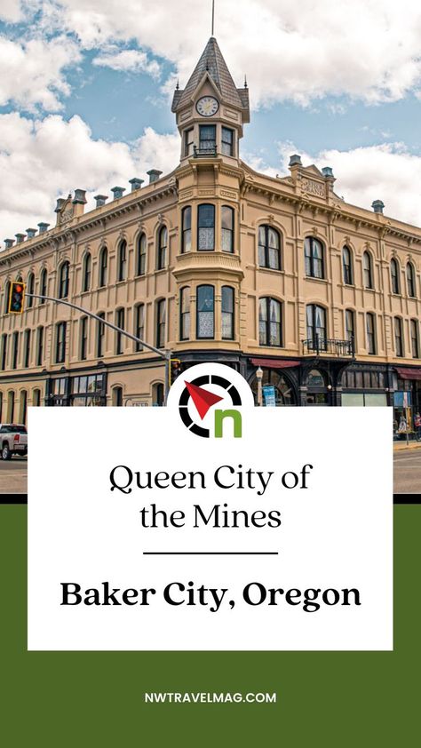 In her heyday, she was known as the “Queen City of the Mines,” and many folks still consider her so today. Baker City, in Eastern Oregon, thrived back when miners were picking, sieving and sluicing thousands of dollars of gold from the nearby mines. Nearby, “Whiskey Gulch” is said to have been the best source of gold at the time and is reputed to be the richest producing source of gold in Oregon. “Rich Gulch” and “Gold Creek” are just two of the other local drainages that produced gold too. Baker City Oregon, Peter Murphy, Eastern Oregon, Travel Magazine, Queen City, North West, The Queen, Whiskey, Oregon