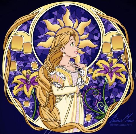 Stained Glass Windows 😍 🎨... - Best of Disney Art | Facebook Disney Stained Glass, Disney Now, Disney Character Art, Disney Princess Rapunzel, Rapunzel Tangled, Disney Princess Fan Art, Disney Rapunzel, Tangle Art, Disney Princess Pictures