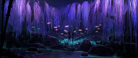 Dylan Cole, Dual Monitor Wallpaper, Dylan And Cole, Concept Art World, Dual Monitor, Pandora Avatar, Alien Concept, Avatar Movie, Mystical Forest