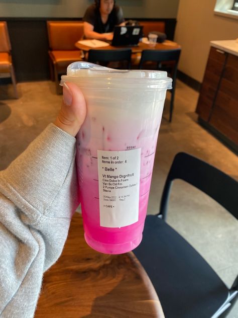 Pretty Starbucks Drinks, Cute Starbucks Drinks, The Pink Drink Starbucks, Starbucks Drink, Starbucks Drinks To Try, Pink Drink At Starbucks, Pink And Purple Starbucks Drink, Starbucks Drinks Under $5, Starbucks Tumbler Collection Pink