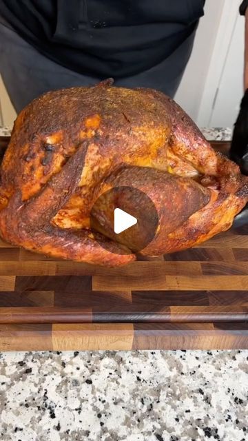 Breanna Stark on Instagram: "Foolproof, No-Brine Smoked Turkey 🦃 How are you cooking your turkey this Thanksgiving? We usually smoke one and fry one at our house! Turkey: @butterballturkey Injection: @tonychacheres Smoker: @campchef #smokedturkey #turkey #thanksgiving #holidayrecipes #smokedmeat" Injecting A Turkey Recipes, Turkey Injection Recipes, Smoked Whole Turkey, Turkey Video, Deep Fried Turkey, Turkey Brine Recipes, Smoked Turkey Recipes, Turkey Brine, Fried Turkey