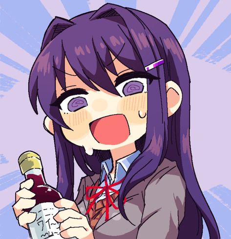 Yuri Pfp, Scenecore Art, Oki Doki, Doki Doki, Literature Club, Comics Girl, Literature Art, Manga Illustration, Horror Game