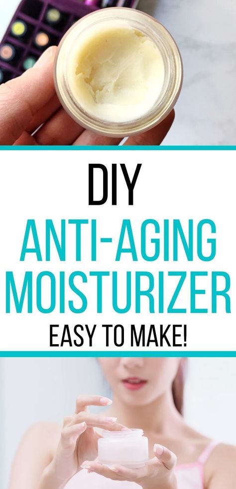 Diy Anti Aging Moisturizer, Diy Facial Moisturizer, Homemade Face Moisturizer, Diy Face Moisturizer, Diy Moisturizer, Lotion For Oily Skin, Homemade Face Cream, Diy Anti Aging, Diy Lotion