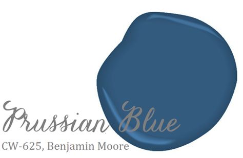 Prussian Blue (Benjamin Moore) Prussian Blue Paint, Colonial Williamsburg Decor, Interior Paint Colors For Living Room, Joanna Gaines Style, Paint Collection, Blue Furniture, Blue Palette, Colonial Decor, Simple Interior