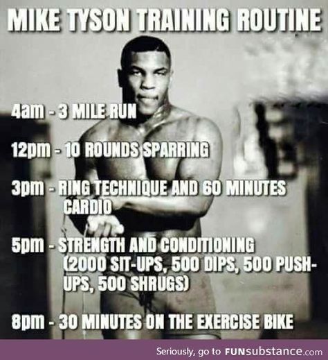 Mike Tyson Workout, Mike Tyson Training, Boxer Workout, Fighter Workout, Boxing Training Workout, Boxing Techniques, Trening Sztuk Walki, Mma Workout, Training Routine