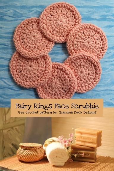 Crochet Cotton Rounds Free Pattern, Cotton Rounds Crochet, Face Scrubby Crochet Pattern Free, Free Scrubbie Crochet Pattern, Scrub Pads Crochet, Free Face Scrubbie Crochet Pattern, Crochet Facial Scrubbies, Crochet Facial Scrubbies Free Pattern, Crochet Cotton Pads Free Pattern